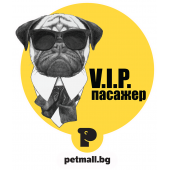 Стикер за кола V.I.P. Пасажер Мопс